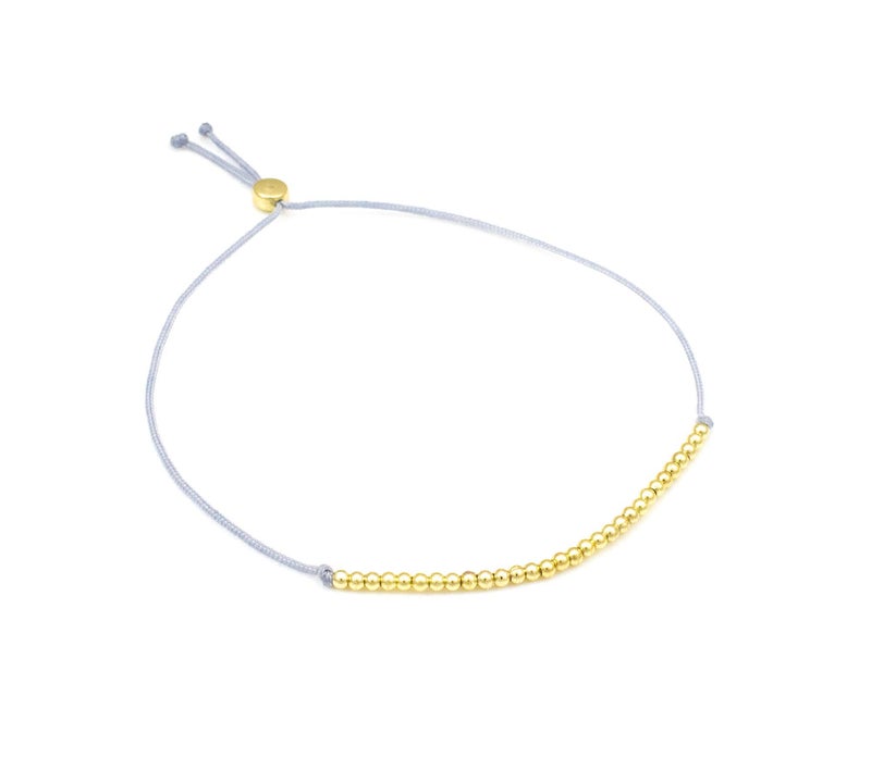 Lucky Feather 30th Birthday Gifts for Women| 30th Birthday Bracelet 14K Gold, Silver, Rose Gold Dipped Beads on Adjustable Cord | gifts for women birthday unique | Vibrant thirty - Image 2
